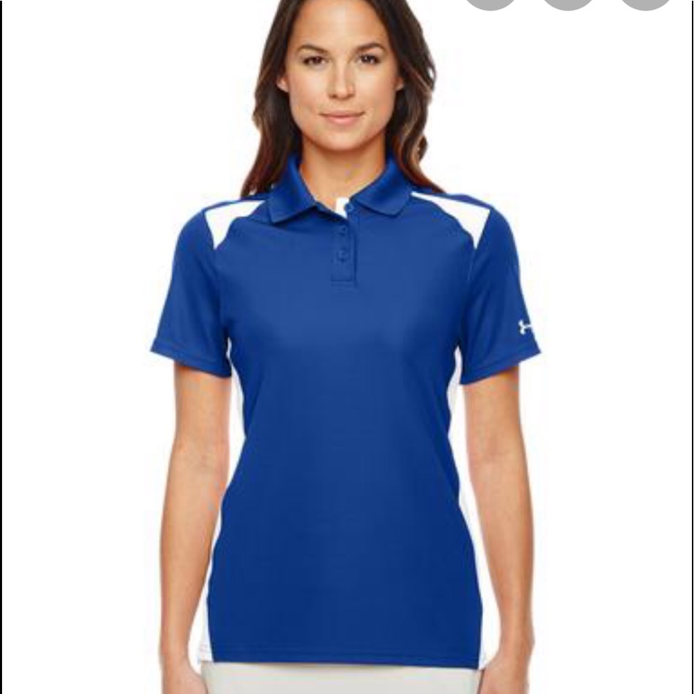 NWT Women’s Under Armour Color Block Polo Shirt